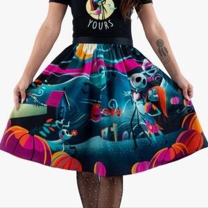 Disney Stitch Shoppe Sandy skirt NIGHTMARE BEFORE CHRISTMAS Loungefly